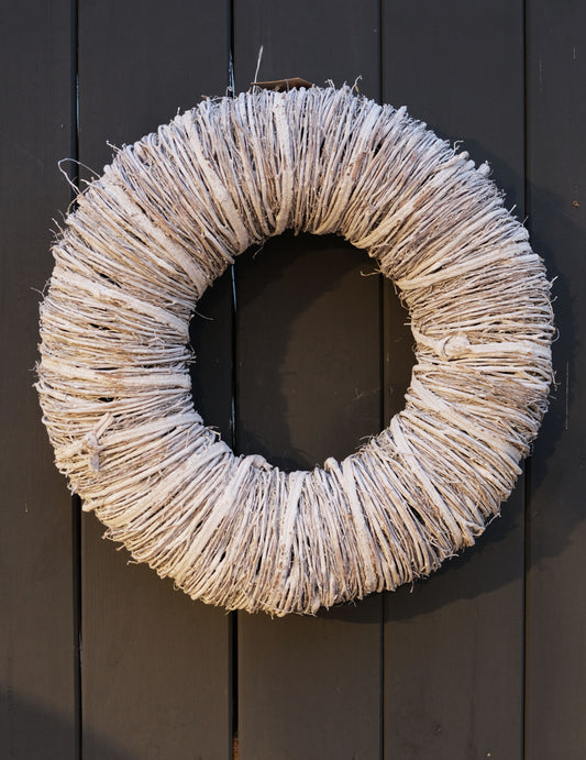 Holzkranz Mactan weiß