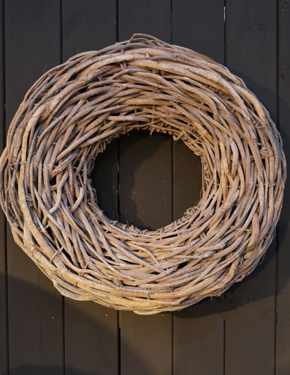 Holzkranz weiß gekalkt