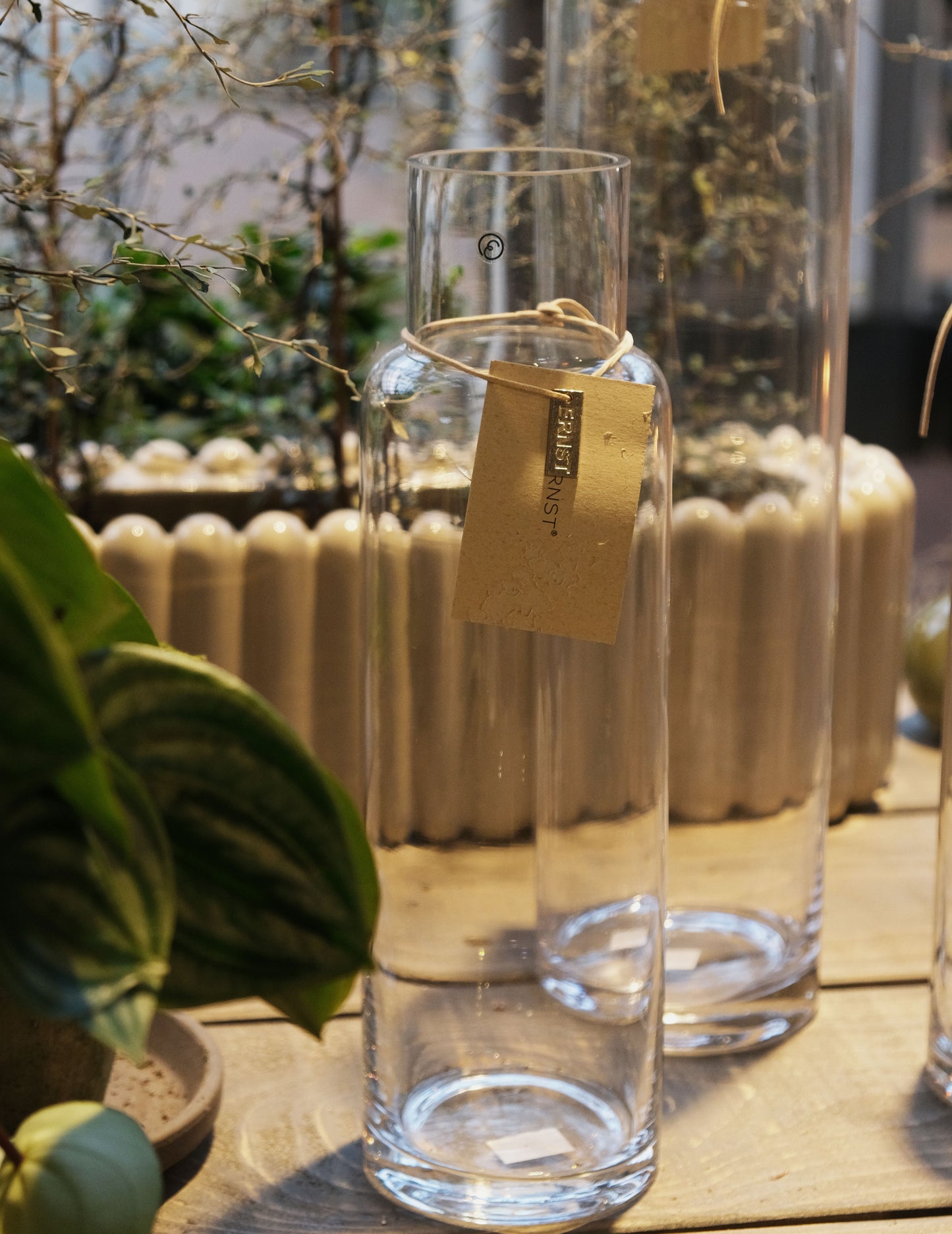 Ernstform Glasvase - gerade & hoch