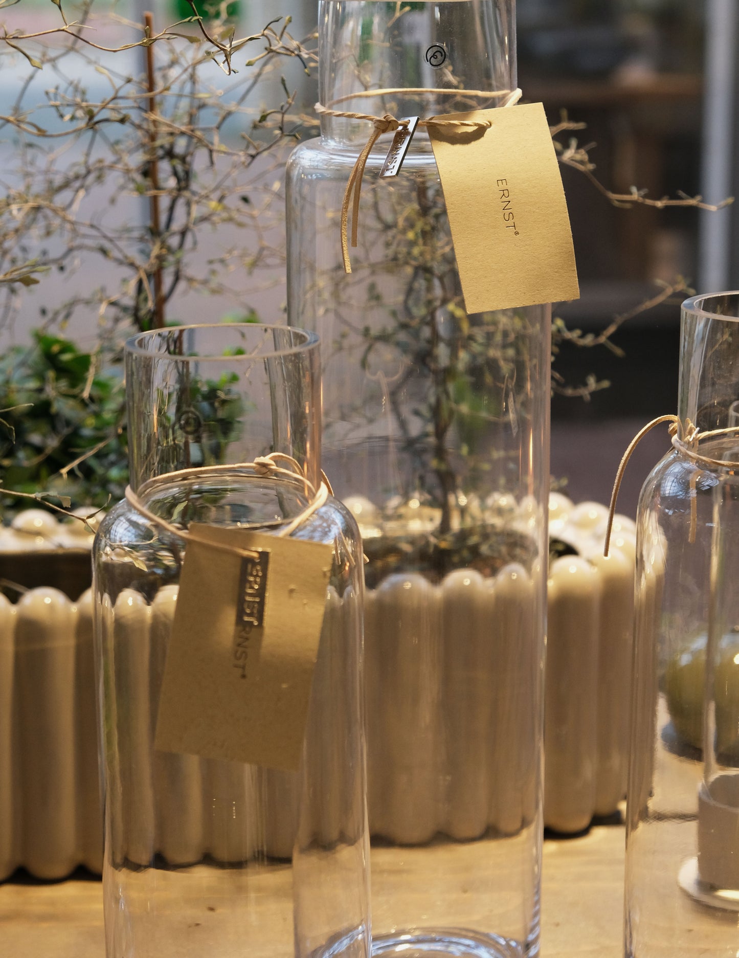 Ernstform Glasvase - gerade & hoch