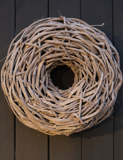 Holzkranz weiß gekalkt