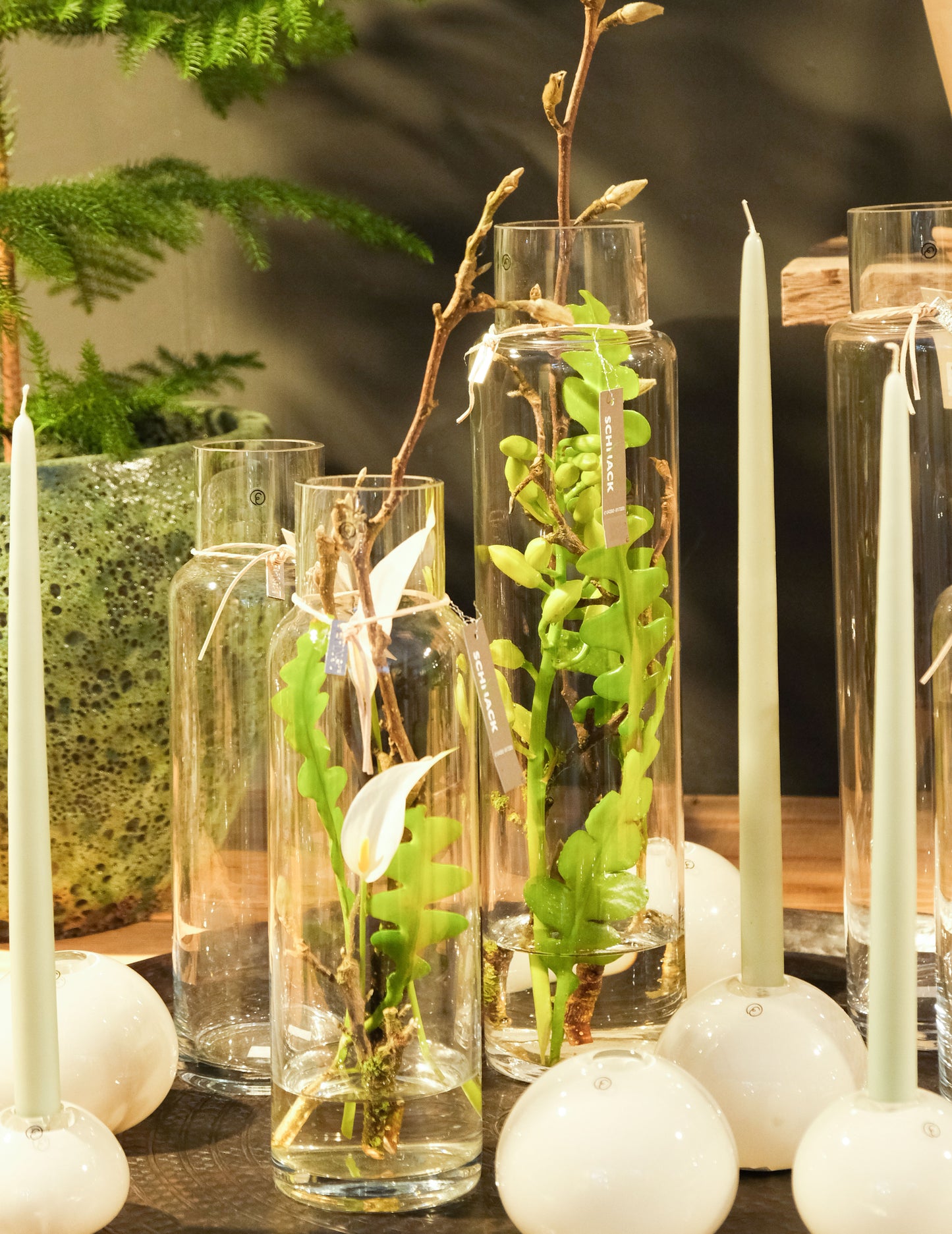 Ernstform Glasvase - gerade & hoch