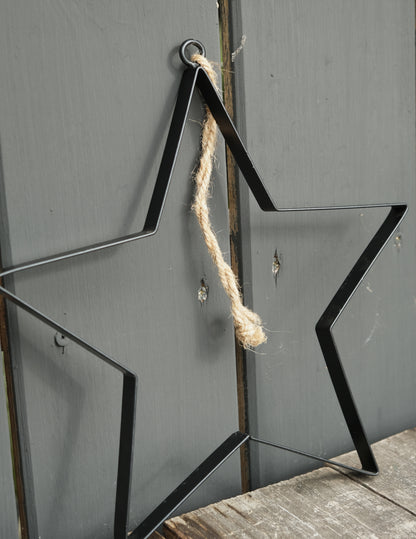 Metallstern Schwarz