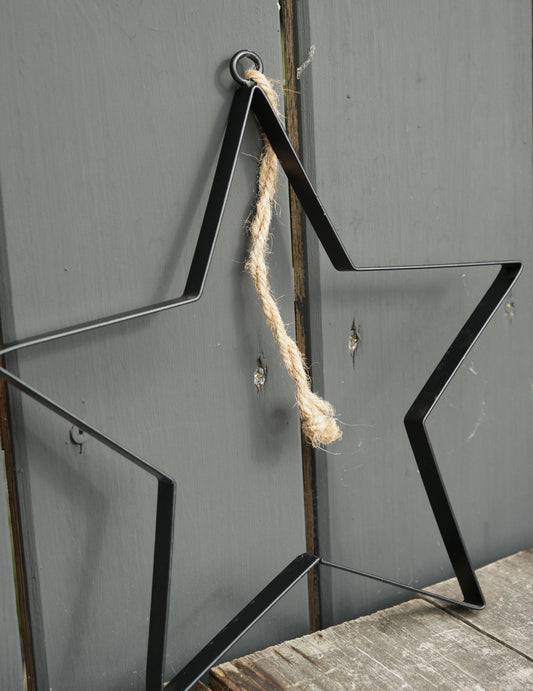 Metallstern Schwarz