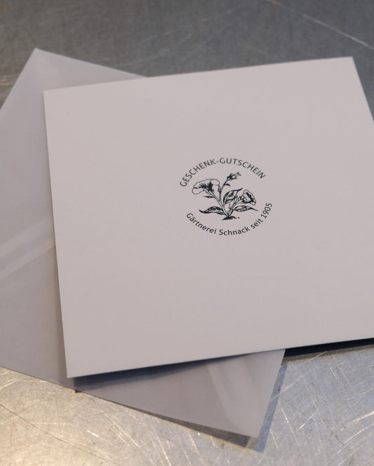 Gärtnerei Schnack Geschenkgutschein
